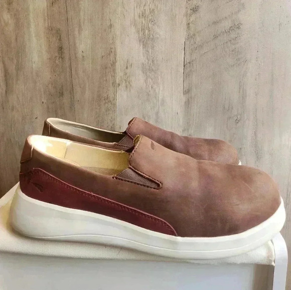 Red Wing Brown Leather Safety Slip On Steel Toe Shoes Size 8.5 Women's - Picture 2 of 9